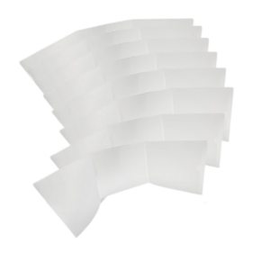 Frosted PVC tri-fold card protector sleeve for large print mahjong card