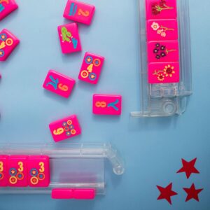 The Mahjong House Blue Corner Stars Mat