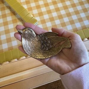 Sunday Mahjong Bird Bam Dice Dish