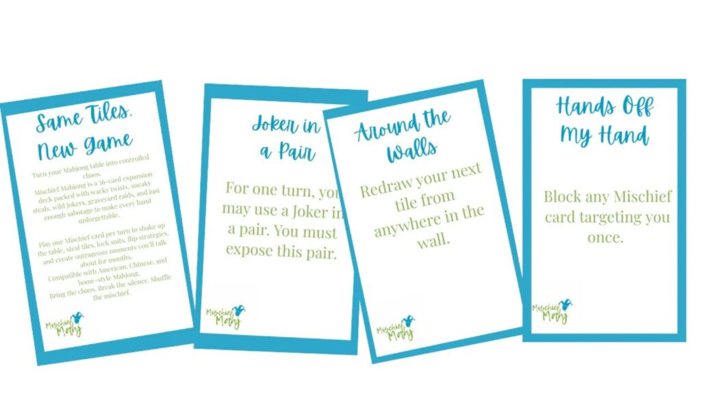 Mischief Mahj Cards