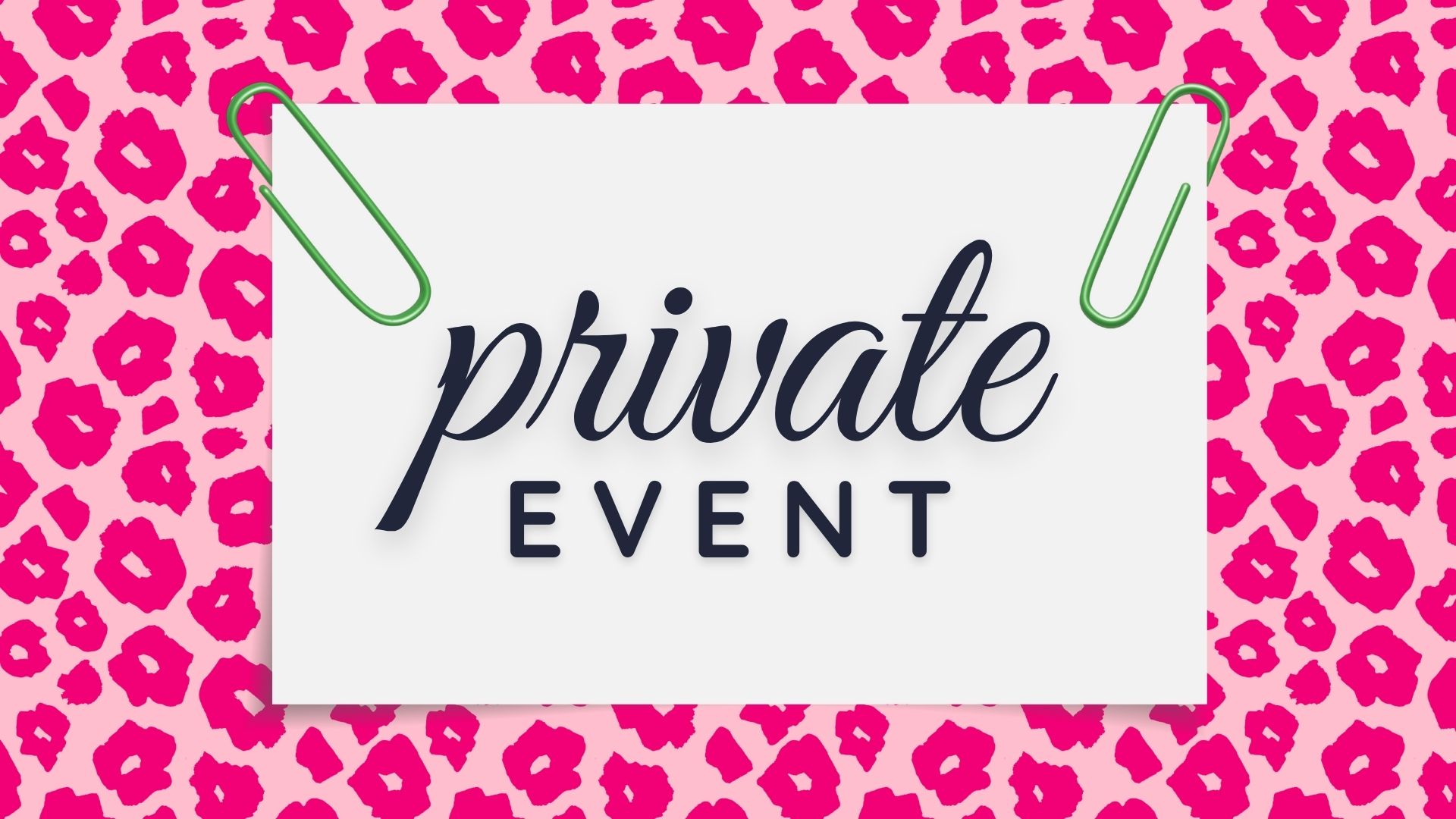 Private Event